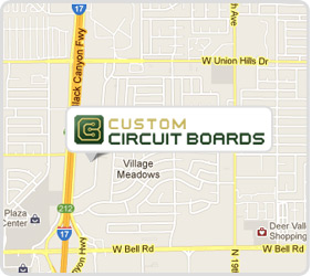 Custom Circuit Boards Location Map